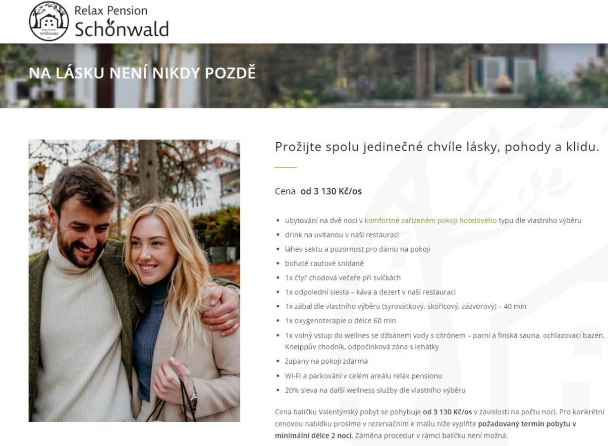 Relax Pension Schonwald Budisov nad Budisovkou Bagian luar foto